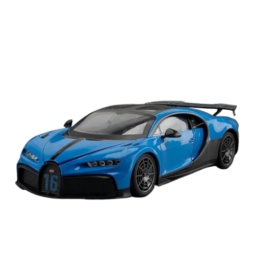 Druckgussfahrzeuge Motorfahrzeuge 1:18 for Bugatti Chiron Pur Sport Mini Simulation Legierung Metall Druckguss Home Modell Auto Kreative Ornamente Fertiges Modellauto(Blue) von PIPJLCGE