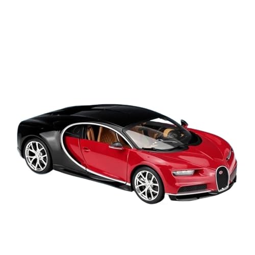 Druckgussfahrzeuge Motorfahrzeuge 1:18 for Bugatti Chiron Simulation Statischen Maßstab Legierung Automodell Metallmodell Ornamente Dekoration Fertiges Modellauto(Blue Black) von PIPJLCGE