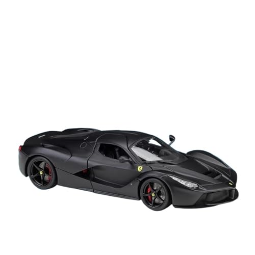 Druckgussfahrzeuge Motorfahrzeuge 1:18 for Ferrari LaFerrari Miniatur Simulation Zinklegierung Automodell Legierung Metall Automodell Ornamente Fertiges Modellauto(Black) von PIPJLCGE