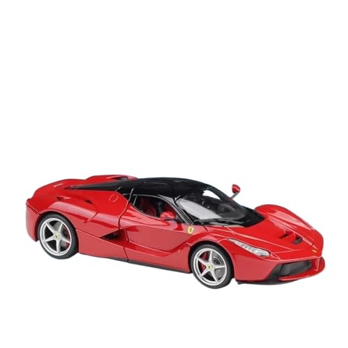 Druckgussfahrzeuge Motorfahrzeuge 1:18 for Ferrari LaFerrari Miniatur Simulation Zinklegierung Automodell Legierung Metall Automodell Ornamente Fertiges Modellauto(Red) von PIPJLCGE
