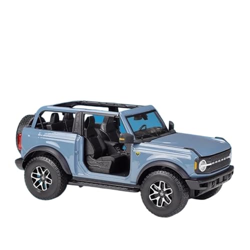 Druckgussfahrzeuge Motorfahrzeuge 1:18 for Ford Bronco Badlands 2021 Miniatur-Simulation Zinklegierung Automodell Legierung Metall Automodell Ornamente Fertiges Modellauto(Blue 1) von PIPJLCGE