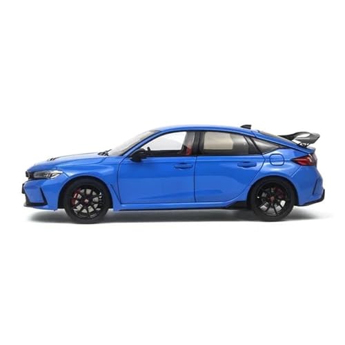 Druckgussfahrzeuge Motorfahrzeuge 1:18 for Honda Civic Type-R 2023 Statische Simulation Legierung Metall Modellauto Druckguss Metallguss Ornamente Fertiges Modellauto(Blue) von PIPJLCGE