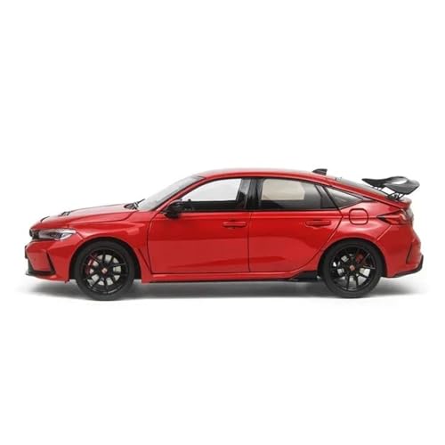 Druckgussfahrzeuge Motorfahrzeuge 1:18 for Honda Civic Type-R 2023 Statische Simulation Legierung Metall Modellauto Druckguss Metallguss Ornamente Fertiges Modellauto(Red) von PIPJLCGE