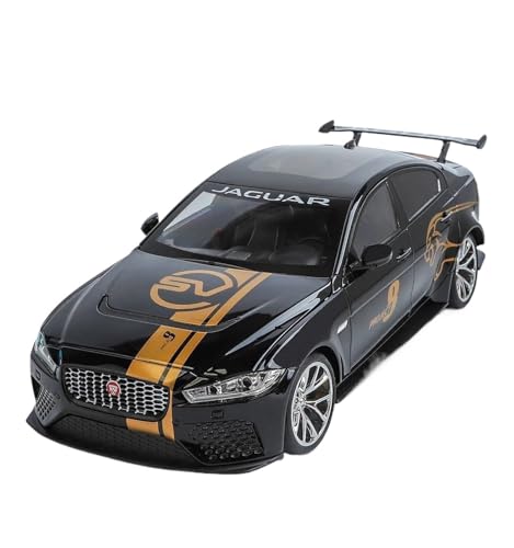 PIPJLCGE Druckgussfahrzeuge Motorfahrzeuge 1:18 for Jaguar XE SV Projekt 8 SUV Miniatur Maßstab Statische Druckguss Modell Auto Ornamente Fertiges Modellauto(Black) von PIPJLCGE