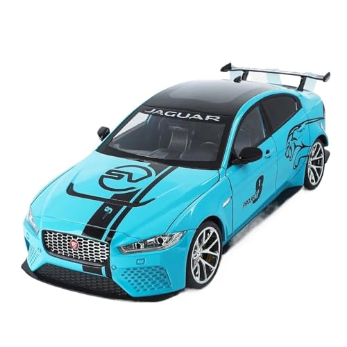 Druckgussfahrzeuge Motorfahrzeuge 1:18 for Jaguar XE SV Projekt 8 SUV Miniatur Maßstab Statische Druckguss Modell Auto Ornamente Fertiges Modellauto(Blue) von PIPJLCGE