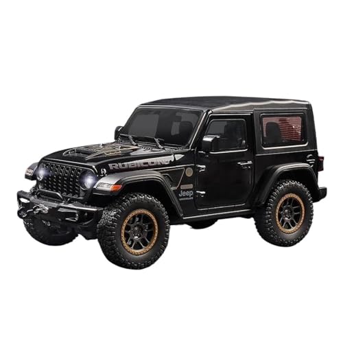 Druckgussfahrzeuge Motorfahrzeuge 1:18 for Jeep Wrangler Rubicon Mini Maßstab Statische Legierung Druckguss Retro Modell Auto Ornamente Sammlerstücke Fertiges Modellauto(Black) von PIPJLCGE