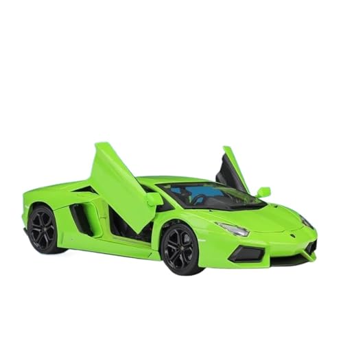 Druckgussfahrzeuge Motorfahrzeuge 1:18 for Lamborghini Aventador LP700-4 Miniatur-Simulation Zinklegierung Automodell Legierung Metall Modell Ornamente Fertiges Modellauto(Green) von PIPJLCGE