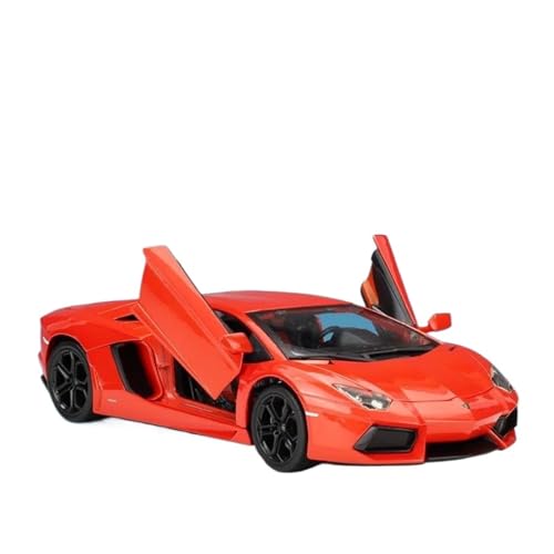 Druckgussfahrzeuge Motorfahrzeuge 1:18 for Lamborghini Aventador LP700-4 Miniatur-Simulation Zinklegierung Automodell Legierung Metall Modell Ornamente Fertiges Modellauto(Red) von PIPJLCGE