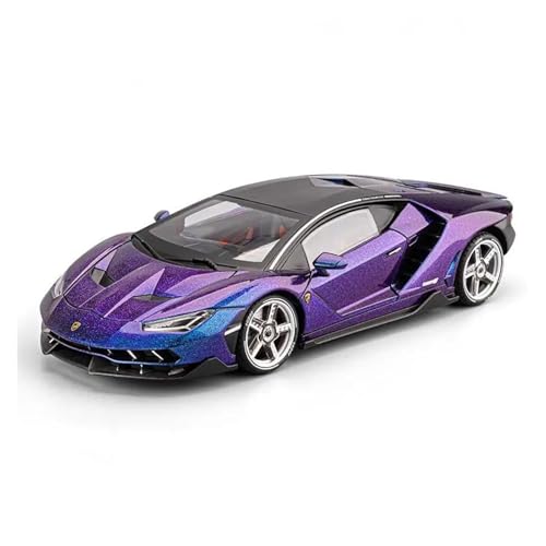 Druckgussfahrzeuge Motorfahrzeuge 1:18 for Lamborghini Centenario Mini-Simulation Legierung Metall Automodell Exquisite Ornamente Ausstellung Display Fertiges Modellauto(Purple) von PIPJLCGE
