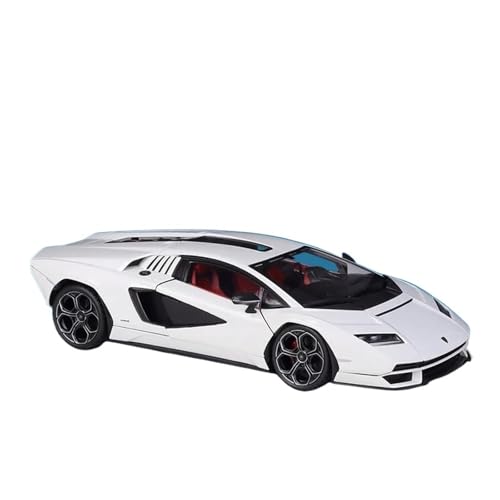Druckgussfahrzeuge Motorfahrzeuge 1:18 for Lamborghini Countach LPI 800-4 LPI800 2021simulation Mini Druckguss Modell Auto Zink-Legierung Dekorative Fertiges Modellauto(White) von PIPJLCGE