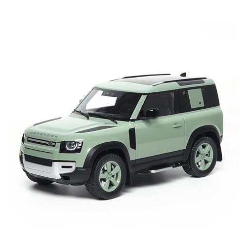 Druckgussfahrzeuge Motorfahrzeuge 1:18 for Land Rover Defender 90 2023 Mini-Automodell Zinklegierung Metall Simulation Modell Sammlung Ornamente Fertiges Modellauto(Green a) von PIPJLCGE