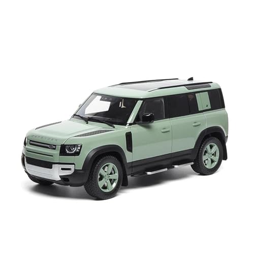 Druckgussfahrzeuge Motorfahrzeuge 1:18 for Land Rover Defender 90 2023 Mini-Automodell Zinklegierung Metall Simulation Modell Sammlung Ornamente Fertiges Modellauto(Green b) von PIPJLCGE
