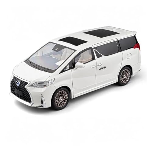 Druckgussfahrzeuge Motorfahrzeuge 1:18 for Lexus LM300 Mini-Automodell Aus Legierung, Simulationsmodell Sammlung Ornamente Dekoration Fertiges Modellauto(White) von PIPJLCGE