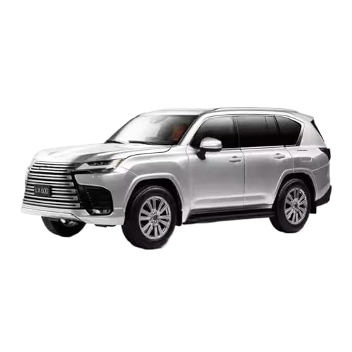 Druckgussfahrzeuge Motorfahrzeuge 1:18 for Lexus LX600 Mini-Automodell Legierung Simulation Fahrzeugmodell Sammlung Ornamente Schmücken Fertiges Modellauto(Silver) von PIPJLCGE