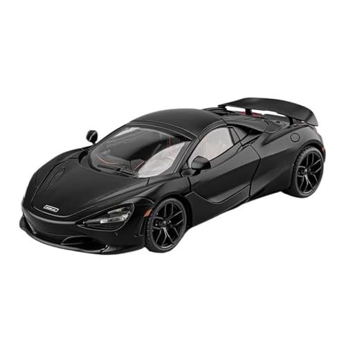 Druckgussfahrzeuge Motorfahrzeuge 1:18 for McLaren 720s Mini Statische Skala Legierung Druckguss Home Modell Auto Dekoration Sammlerstück Fertiges Modellauto(Black) von PIPJLCGE