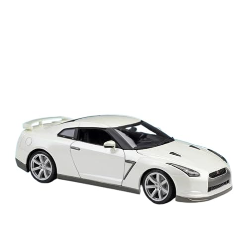 Druckgussfahrzeuge Motorfahrzeuge 1:18 for Nissan GT-R R35 2009 Mini-Simulation Zinklegierung Automodell Exquisite Messestanddekoration Fertiges Modellauto(Silver) von PIPJLCGE