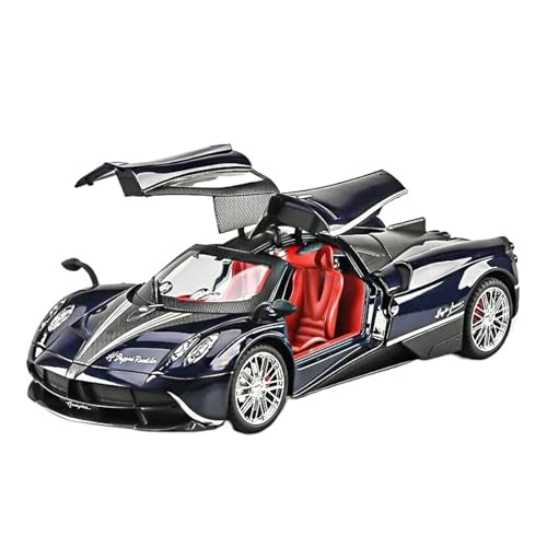 Druckgussfahrzeuge Motorfahrzeuge 1:18 for Pagani Huayra Dinastia Mini Simulation Zinklegierung Automodell Exquisite Messestanddekoration Fertiges Modellauto(Blue) von PIPJLCGE