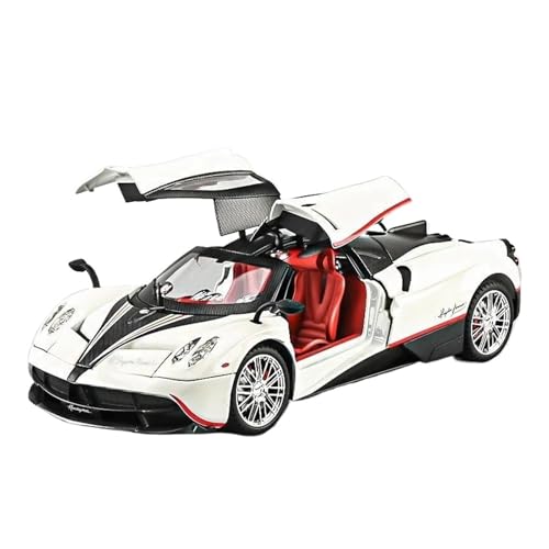Druckgussfahrzeuge Motorfahrzeuge 1:18 for Pagani Huayra Dinastia Mini Simulation Zinklegierung Automodell Exquisite Messestanddekoration Fertiges Modellauto(White) von PIPJLCGE