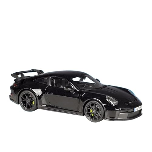 Druckgussfahrzeuge Motorfahrzeuge 1:18 for Porsche 911 GT3 2022 Mini Statische Simulation Legierung Automodell Metallguss Ornamente Dekoration Fertiges Modellauto(Black) von PIPJLCGE