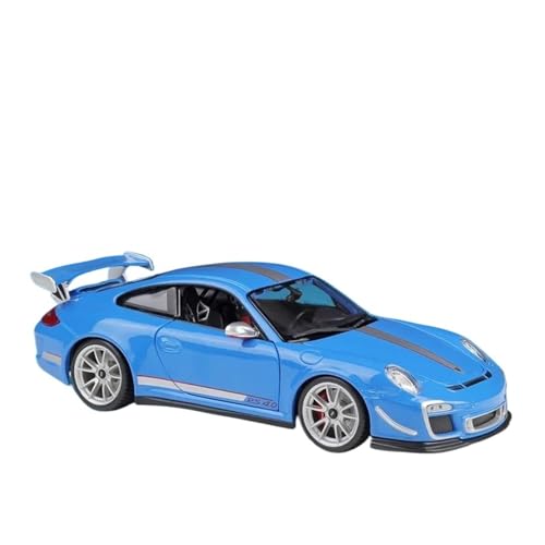 Druckgussfahrzeuge Motorfahrzeuge 1:18 for Porsche 911 GT3 RS Miniatur Simulation Zinklegierung Automodell Legierung Metall Automodell Ornamente Fertiges Modellauto(Blue) von PIPJLCGE