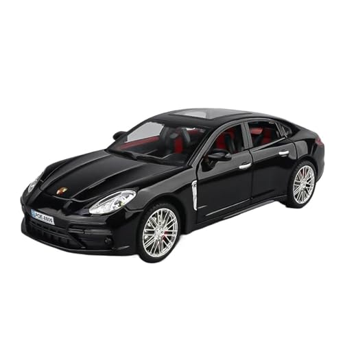 Druckgussfahrzeuge Motorfahrzeuge 1:18 for Porsche Panamera Simulation Miniatur Statischen Maßstab Druckguss-Modell Automobil Legierung Ornamente Fertiges Modellauto(Black) von PIPJLCGE