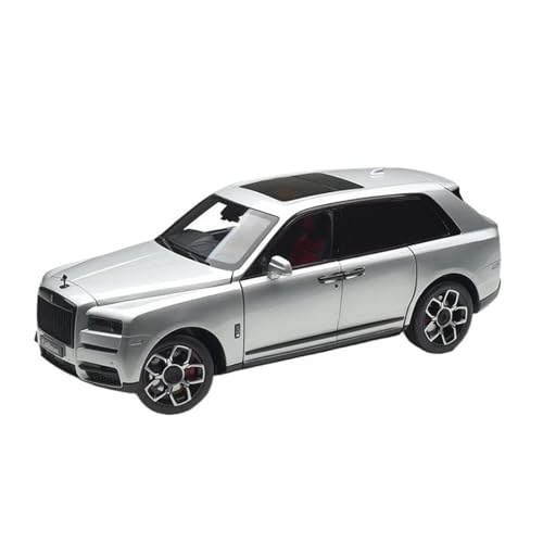Druckgussfahrzeuge Motorfahrzeuge 1:18 for Rolls-Royce Cullinan Simulation Maßstab Legierung Automodell Metallmodell Kreative Ornamente Dekoration Fertiges Modellauto(Silver) von PIPJLCGE