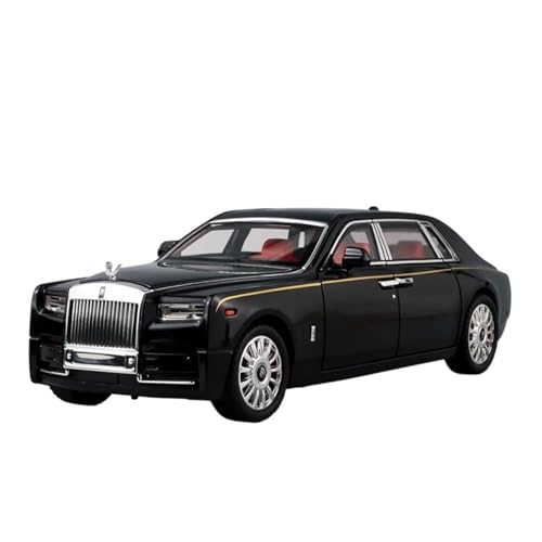 Druckgussfahrzeuge Motorfahrzeuge 1:18 for Rolls-Royce Phantom Mini Druckguss-Simulationslegierungsmodellauto, Exquisite Dekorative Ornamente Fertiges Modellauto(Black) von PIPJLCGE