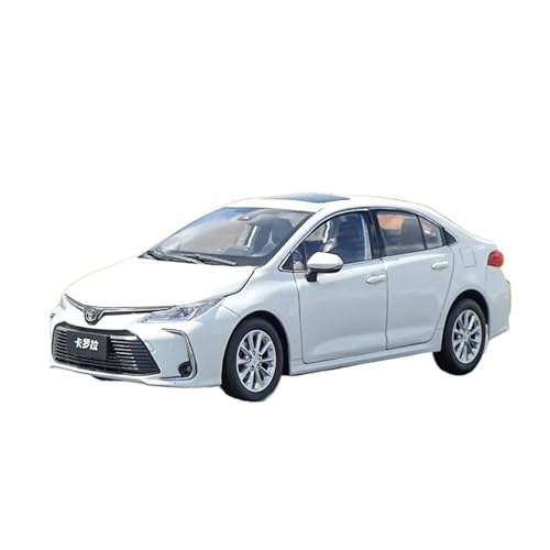 Druckgussfahrzeuge Motorfahrzeuge 1:18 for Toyota Corolla Der 12. Generation Simulationsmaßstab Zinklegierung Automodell Metall Automodell Dekoration Fertiges Modellauto(White) von PIPJLCGE