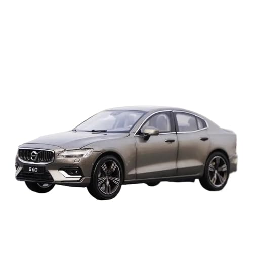 Druckgussfahrzeuge Motorfahrzeuge 1:18 for Volvo S60 2020 Simulation Statischen Maßstab Legierung Automodell Metallmodell Ornamente Dekoration Fertiges Modellauto(Chrome) von PIPJLCGE