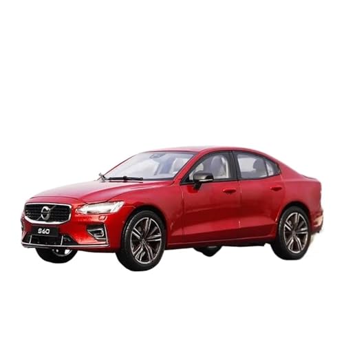 Druckgussfahrzeuge Motorfahrzeuge 1:18 for Volvo S60 2020 Simulation Statischen Maßstab Legierung Automodell Metallmodell Ornamente Dekoration Fertiges Modellauto(Red) von PIPJLCGE