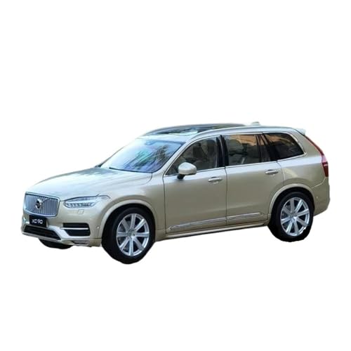 Druckgussfahrzeuge Motorfahrzeuge 1:18 for Volvo XC90 SUV Mini Statische Simulation Legierung Automodell Metallguss Ornamente Dekoration Fertiges Modellauto(Gold) von PIPJLCGE