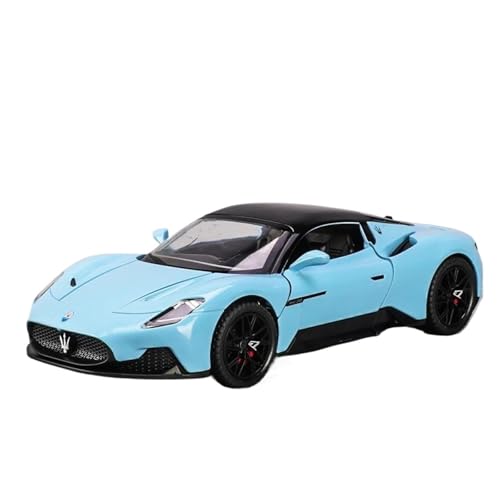 Druckgussfahrzeuge Motorfahrzeuge 1:22 for Maserati MC20 Mini Simulation Legierung Druckguss Home Modell Auto Kreative Ornamente Dekoration Fertiges Modellauto(Blue) von PIPJLCGE