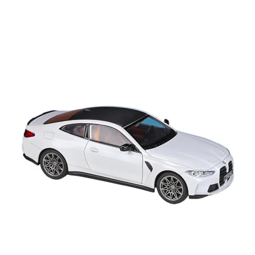 Druckgussfahrzeuge Motorfahrzeuge 1:23 for BMW M4 Simulation Miniatur Statisches Modellauto Druckguss Zinklegierung Sammlung Fertiges Modellauto(White) von PIPJLCGE