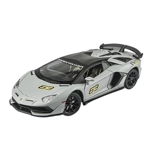Druckgussfahrzeuge Motorfahrzeuge 1:24 Miniatur-Automodell Aus Druckgusslegierung, Geeignet for Sammlung Und Ausstellung for Lamborghini Fertiges Modellauto(Chrome) von PIPJLCGE