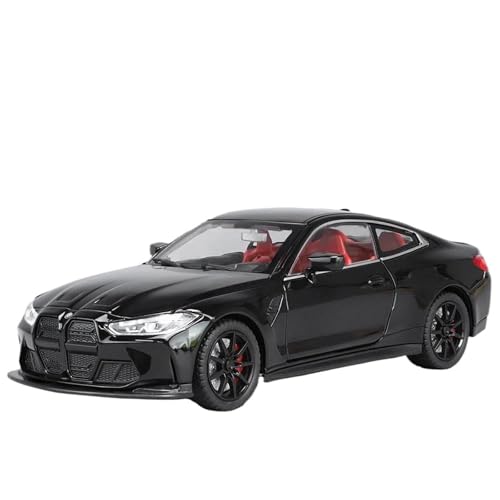 Druckgussfahrzeuge Motorfahrzeuge 1:24 Simulationsautomodell Aus Zinkdruckguss, Geeignet for Sammlung Und Ausstellung for BMW M4 G82 Fertiges Modellauto(Black) von PIPJLCGE