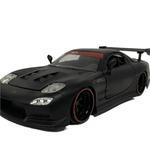 PIPJLCGE Druckgussfahrzeuge Motorfahrzeuge 1:24 Simulationsautomodell Aus Zinkdruckguss, Geeignet for Sammlung Und Ausstellung for Mazda RX-7 Fertiges Modellauto von PIPJLCGE