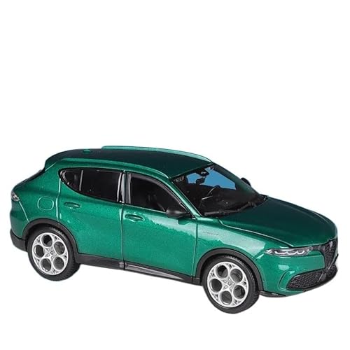 Druckgussfahrzeuge Motorfahrzeuge 1:24 for Alfa Romeo Tonale Simulation Miniatur Statisches Modellauto Druckguss-Zinklegierungssammlung Fertiges Modellauto(Green) von PIPJLCGE