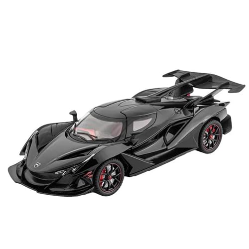 Druckgussfahrzeuge Motorfahrzeuge 1:24 for Apollo, Den Sonnengott, Miniatur-Druckguss-Automodell, Zinklegierungs-Automodell-Souvenir-Display Fertiges Modellauto (Size : Black) von PIPJLCGE