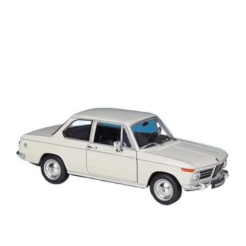 Druckgussfahrzeuge Motorfahrzeuge 1:24 for BMW 2002 Ti Im Statischen Maßstab Mini-Simulation Druckgusslegierung Replika Automodell Dekoration Fertiges Modellauto(White) von PIPJLCGE