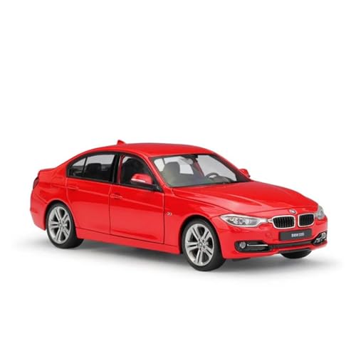 Druckgussfahrzeuge Motorfahrzeuge 1:24 for BMW 3 335i Simulation Mini Statische Skala Druckguss Modell Auto Legierung Metall Ornamente Sammlungen Fertiges Modellauto(Red) von PIPJLCGE
