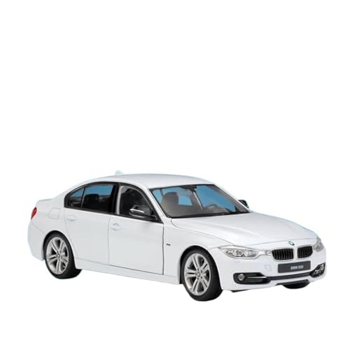 Druckgussfahrzeuge Motorfahrzeuge 1:24 for BMW 3er 335i Mini-Simulationsmodell Aus Metalllegierung, Bücherregal-Ornamente, Dekoration Fertiges Modellauto(White) von PIPJLCGE