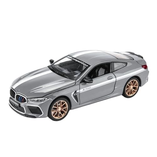 Druckgussfahrzeuge Motorfahrzeuge 1:24 for BMW M8 Miniatur Simulation Statische Skala Auto Modell Legierung Simulation Modell Ornamente Fertiges Modellauto(Chrome) von PIPJLCGE