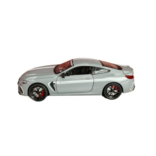 Druckgussfahrzeuge Motorfahrzeuge 1:24 for BMW M8 Statische Mini-Simulation Druckguss-Legierung Metall Replik Automodell Ornamente Dekoration Fertiges Modellauto(Chrome) von PIPJLCGE
