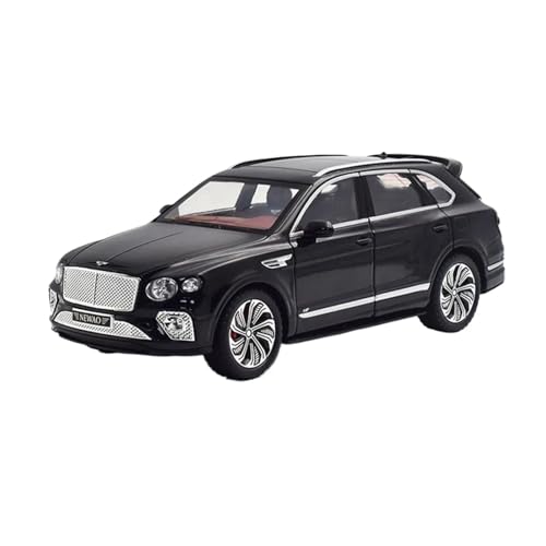 Druckgussfahrzeuge Motorfahrzeuge 1:24 for Bentley Bentayga Miniatur Statische Legierung Druckguss Metall Modell Auto Ornamente Sammlung Display Fertiges Modellauto(Black) von PIPJLCGE