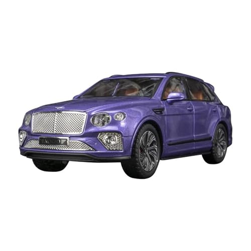 Druckgussfahrzeuge Motorfahrzeuge 1:24 for Bentley Bentayga SUV Serie 535i Statischen Maßstab Miniatur Simulation Legierung Metall Auto Modell Ornamente Fertiges Modellauto(Purple) von PIPJLCGE