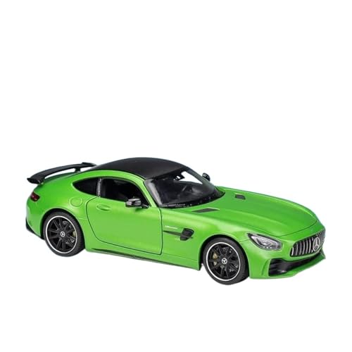 Druckgussfahrzeuge Motorfahrzeuge 1:24 for Benz AMG GTR Simulation Miniatur Druckguss Modellauto Legierung Metall Dekorative Ornamente Fertiges Modellauto(Green) von PIPJLCGE