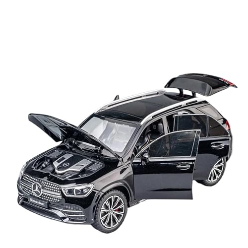 Druckgussfahrzeuge Motorfahrzeuge 1:24 for Benz Gle350 Simulation Legierung Druckguss Home Modell Auto Kreative Ornamente Dekoration Fertiges Modellauto(Black) von PIPJLCGE