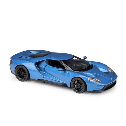 Druckgussfahrzeuge Motorfahrzeuge 1:24 for Ford GT 2017 Simulation Miniatur Statisches Modellauto Druckguss Zinklegierung Sammlung Fertiges Modellauto(Blue) von PIPJLCGE