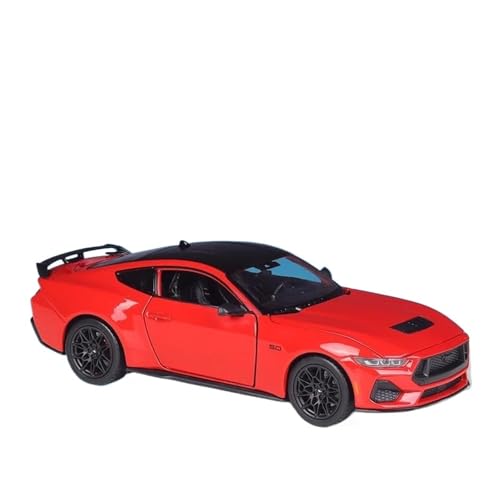 Druckgussfahrzeuge Motorfahrzeuge 1:24 for Ford Mustang GT Statische Mini-Simulation Legierung Metall Automodell Wohnzimmer Dekoration Fertiges Modellauto(Red) von PIPJLCGE