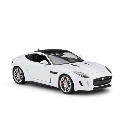 Druckgussfahrzeuge Motorfahrzeuge 1:24 for Jaguar Jaguar F-Type Simulation Miniatur Statisches Modellauto Aus Zinkdruckgusslegierung Dekoration Fertiges Modellauto(White) von PIPJLCGE
